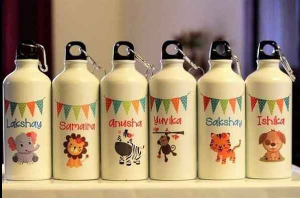 Custom water bottle printing