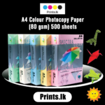 Colour A4 Photocopy Paper 80gsm (A4 Bundle) 500 sheets